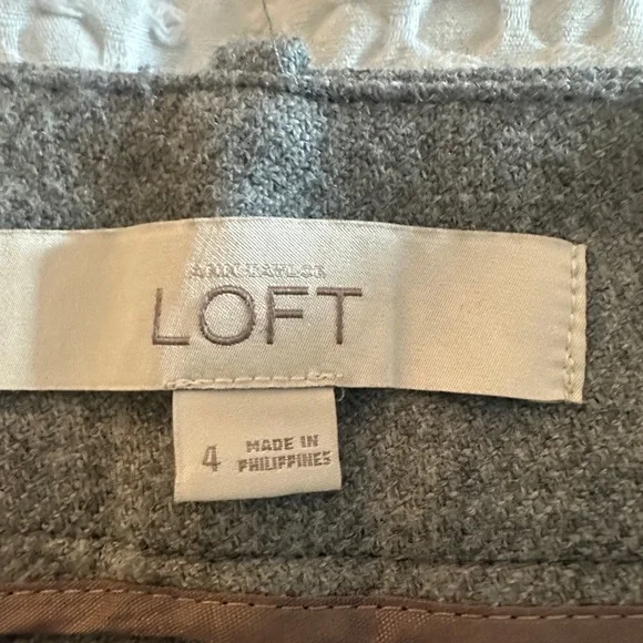 Women’s loft size 4 wool wide leg trousers - Picture 5 of 5